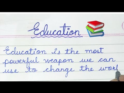 Education Should Be Essay 500 Words